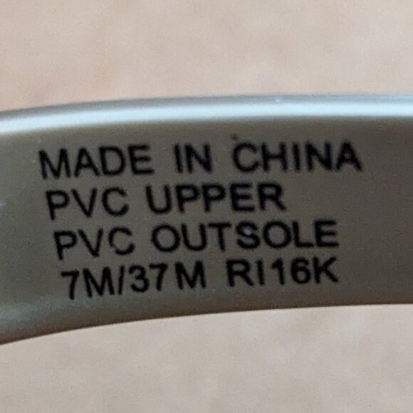 MICHAEL KORS Cork Sandals MK Logo charm Jelly PVC flip flop CHOOSE SIZE 7 - Picture 5 of 7